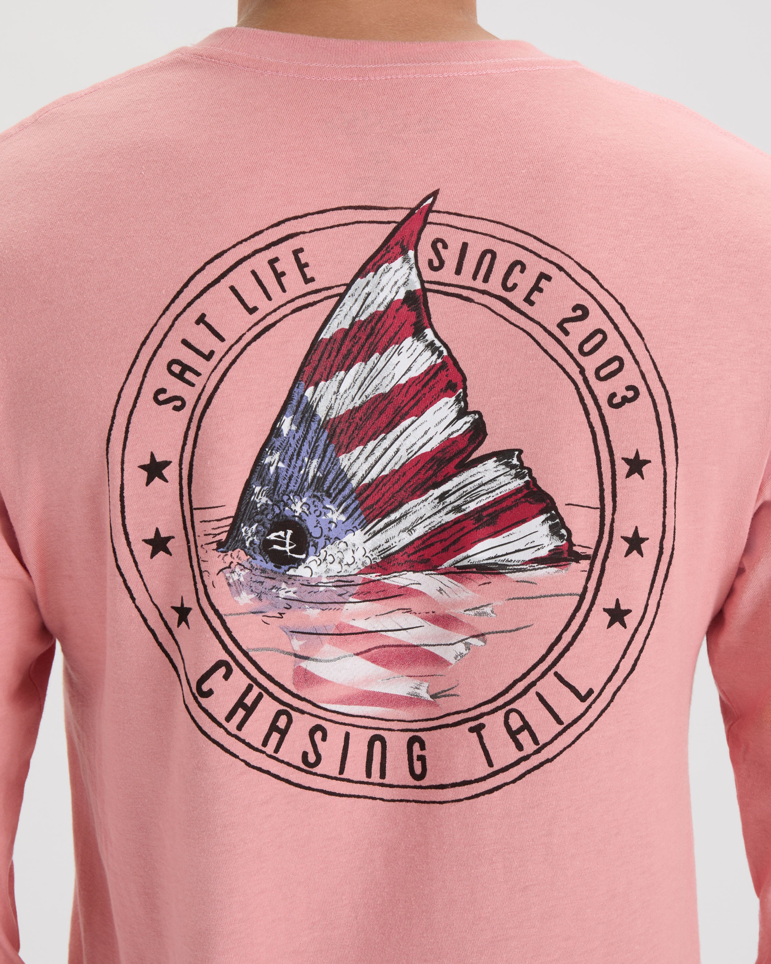 Men's Redfish and Stripes Long Sleeve Shirt - Image 5